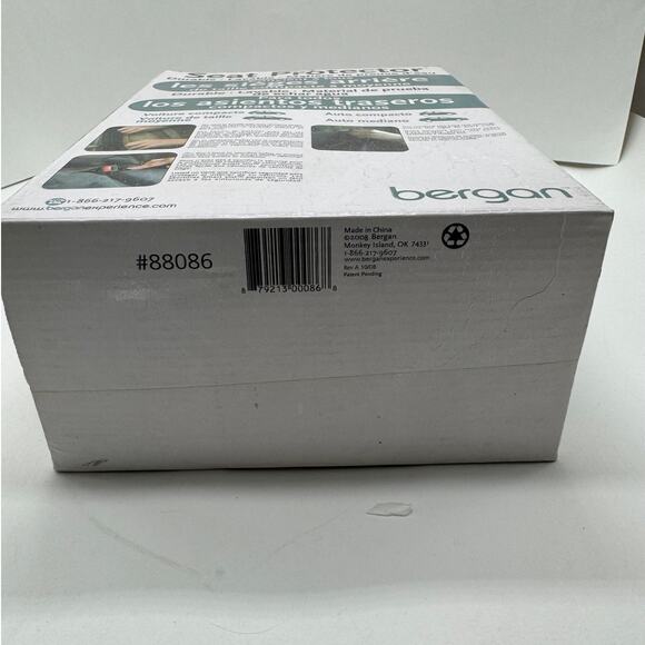 Bergan Seat Protector Compact to Mid Sized Rear Seats Black New - Picture 4 of 4
